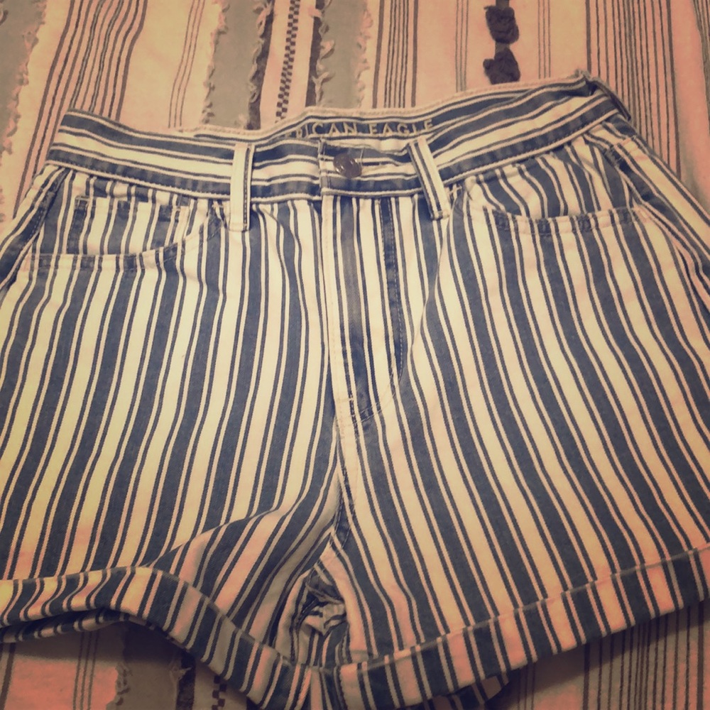 size 0 american eagle jean shorts